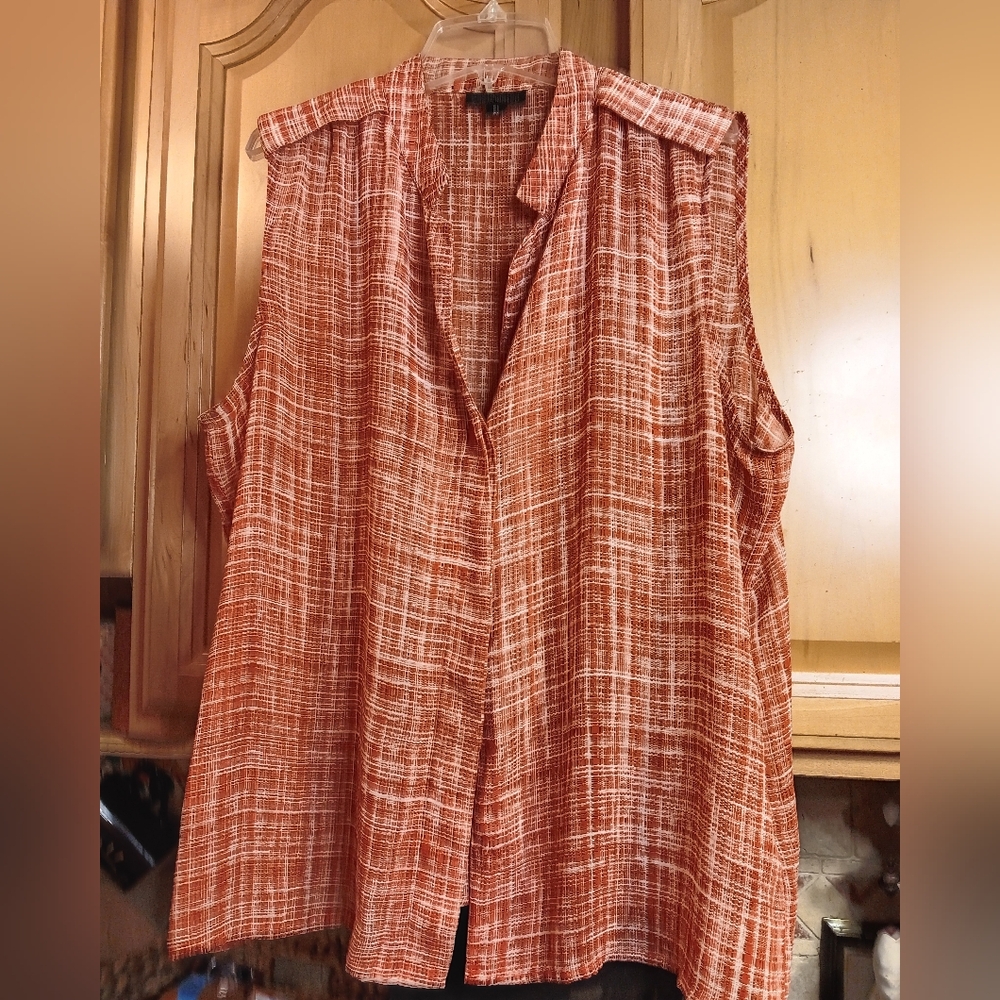 Worthington sleeveless blouse XL